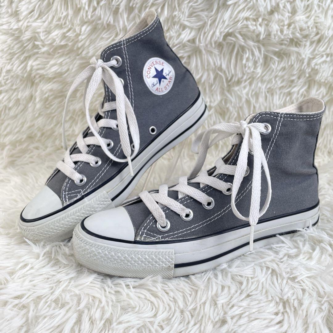 1円 c446【オールスター】converse All star ”美品” コンバース レースアップ キャンバス スニーカー シューズ レディース 3.5/22.5の画像1