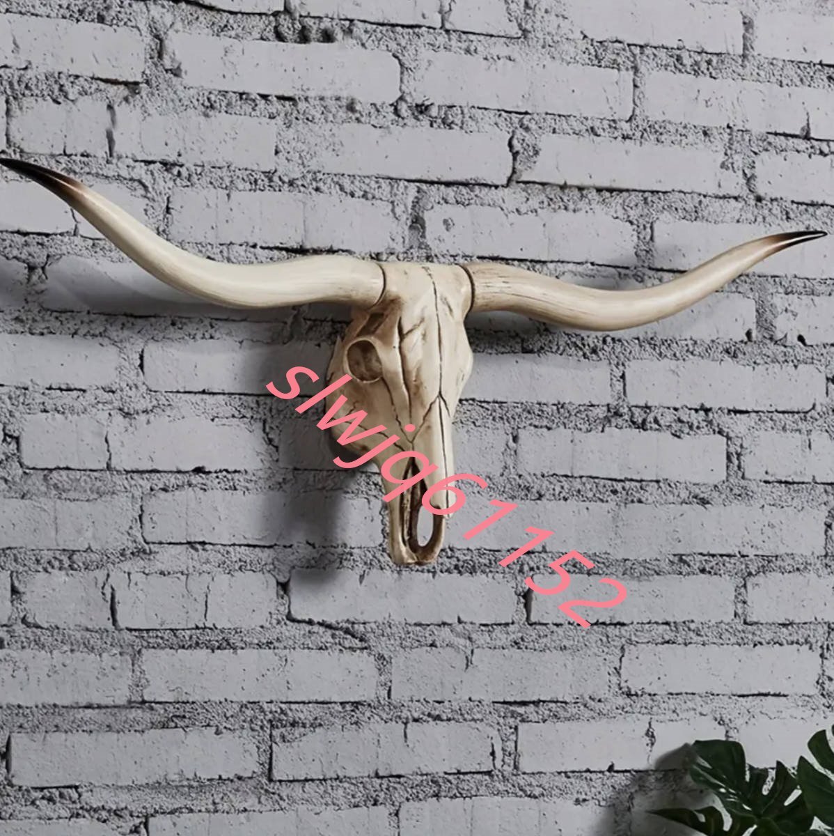  new arrival objet d'art head cover . head hunting Trophy cow ornament equipment ornament interior ornament sculpture wall decoration Skull head 