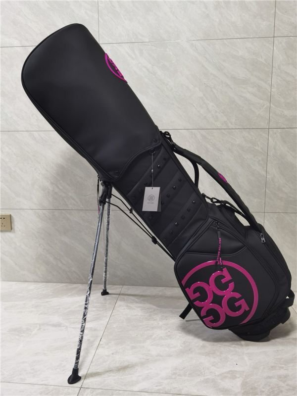 Golf Bag 　キャディーバック ゴルフバッグ PU レザー,9型，4kg,_画像2