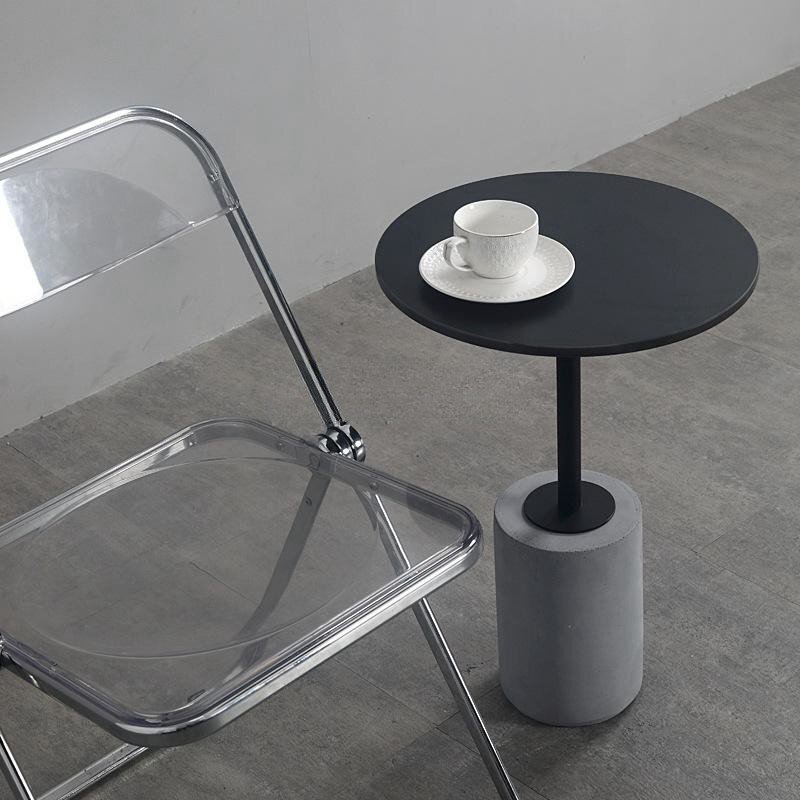 サイドテーブル 北欧 コンパクト スレート 天板 おしゃれ かわいい インテリア シンプル モダン スタイリッシュ コーヒーテーブル ホワイト_画像3