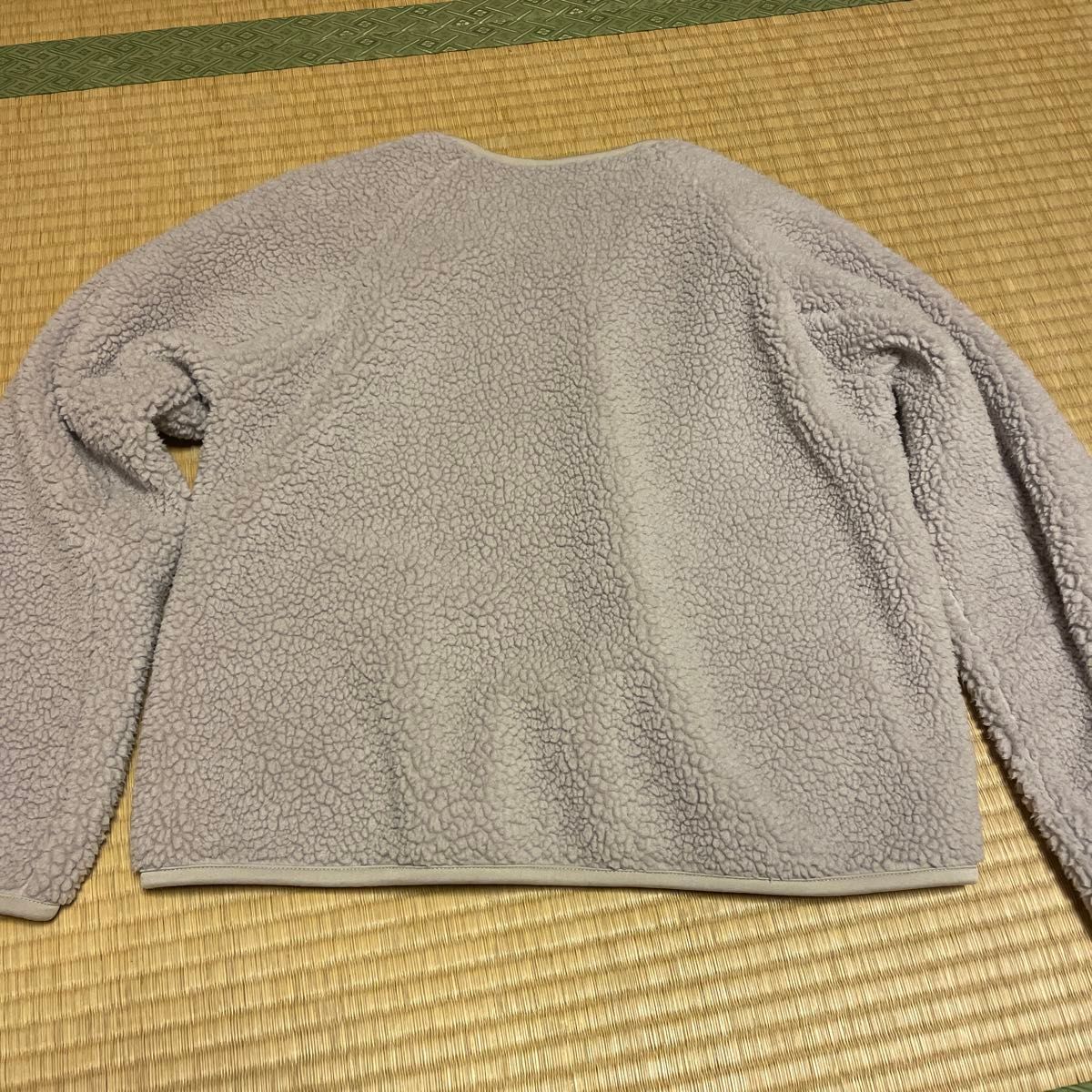 ユニクロ UNIQLO フリース ジップアップ ノーカラー