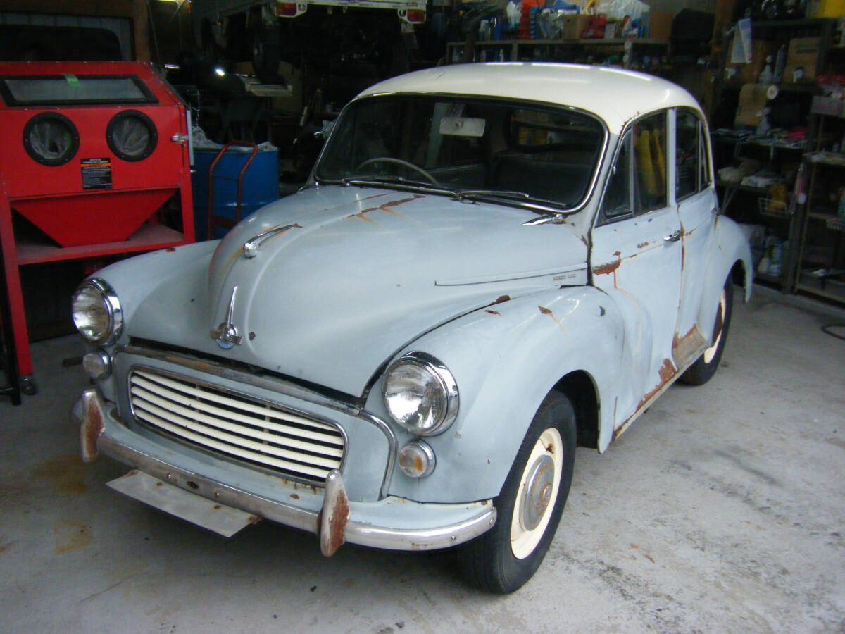 S40 (1965) モーリス マイナー 4ドア　書類あり　レストアベース　部品取り 岐阜(土岐市)_画像1