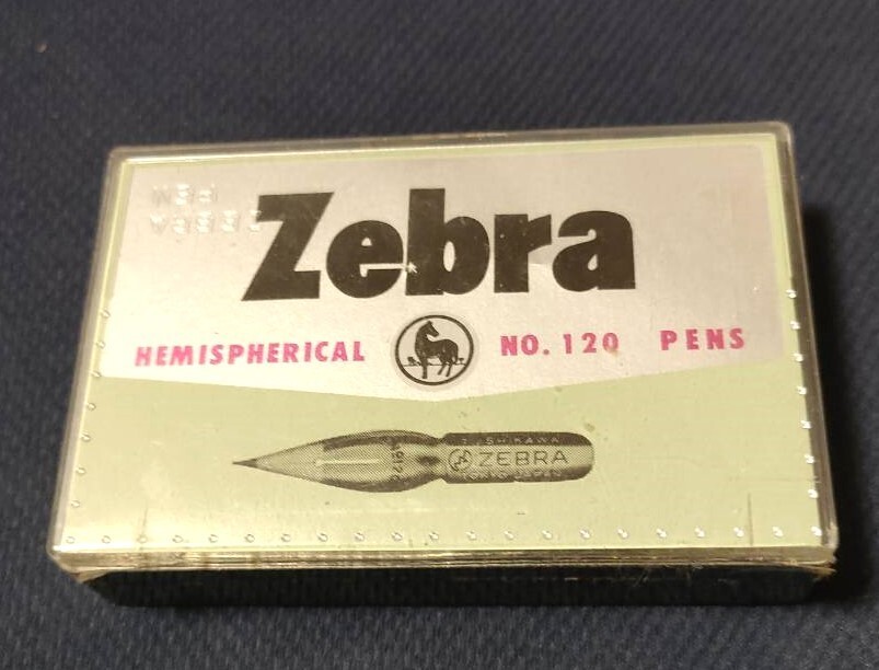 7.ゼブラ(ZEBRA)ペン先　スプーンペン No.120 PENS 未使用品 匿名配送_画像1