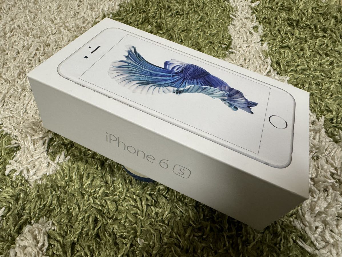 iPhone 6S 16GB Silver 空箱 未使用のイヤホン付！本体なしの画像3
