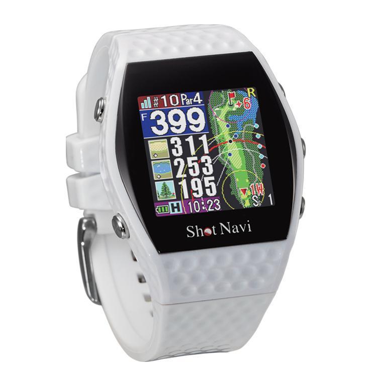 送料無料 新品未使用 即決 ShotNavi ショットナビ INFINITY インフィニティ 腕時計型 GPSゴルフナビ ゴルフ距離計 ホワイト