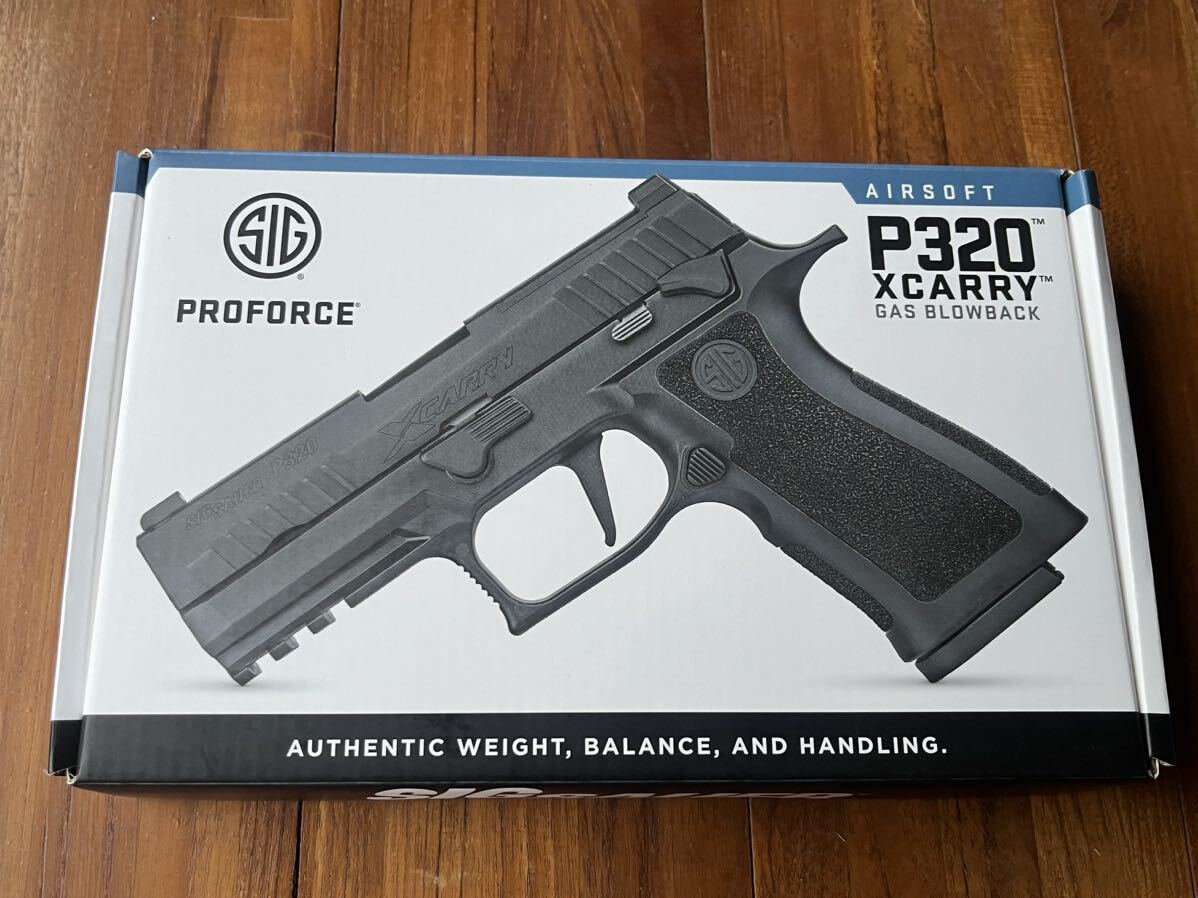 SIG AIR P320 XCARRY ガスブローバック 新品未使用_画像1