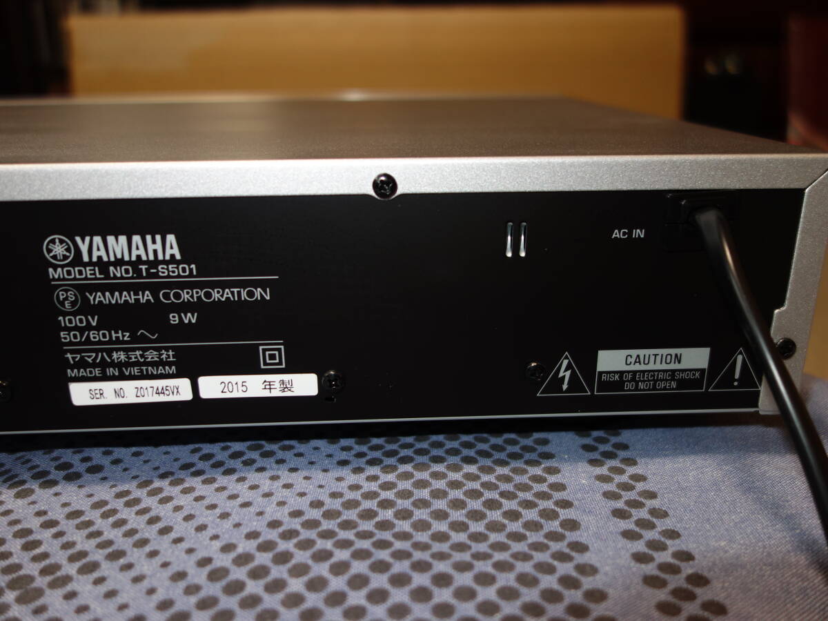 【中古美品】YAMAHA T-S501 FM/AM チューナーの画像5
