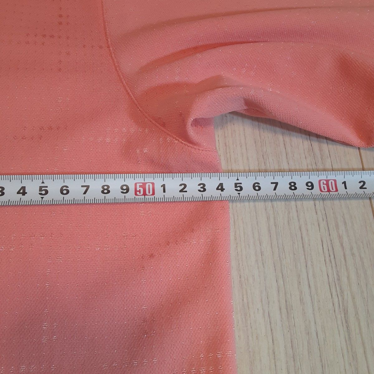 パラディーゾ　メンズ　ハーフジップモックネックシャツ　ピンク/ホワイト　L