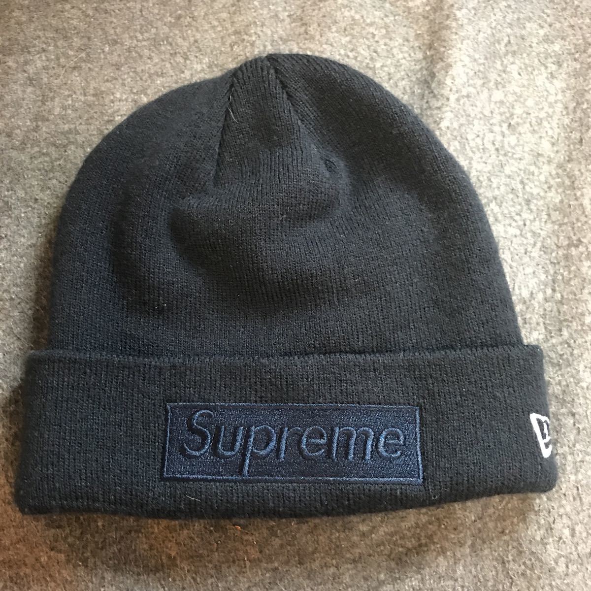 regular goods Supreme New Era Tonal Box Logo Beanie Navy 14aw