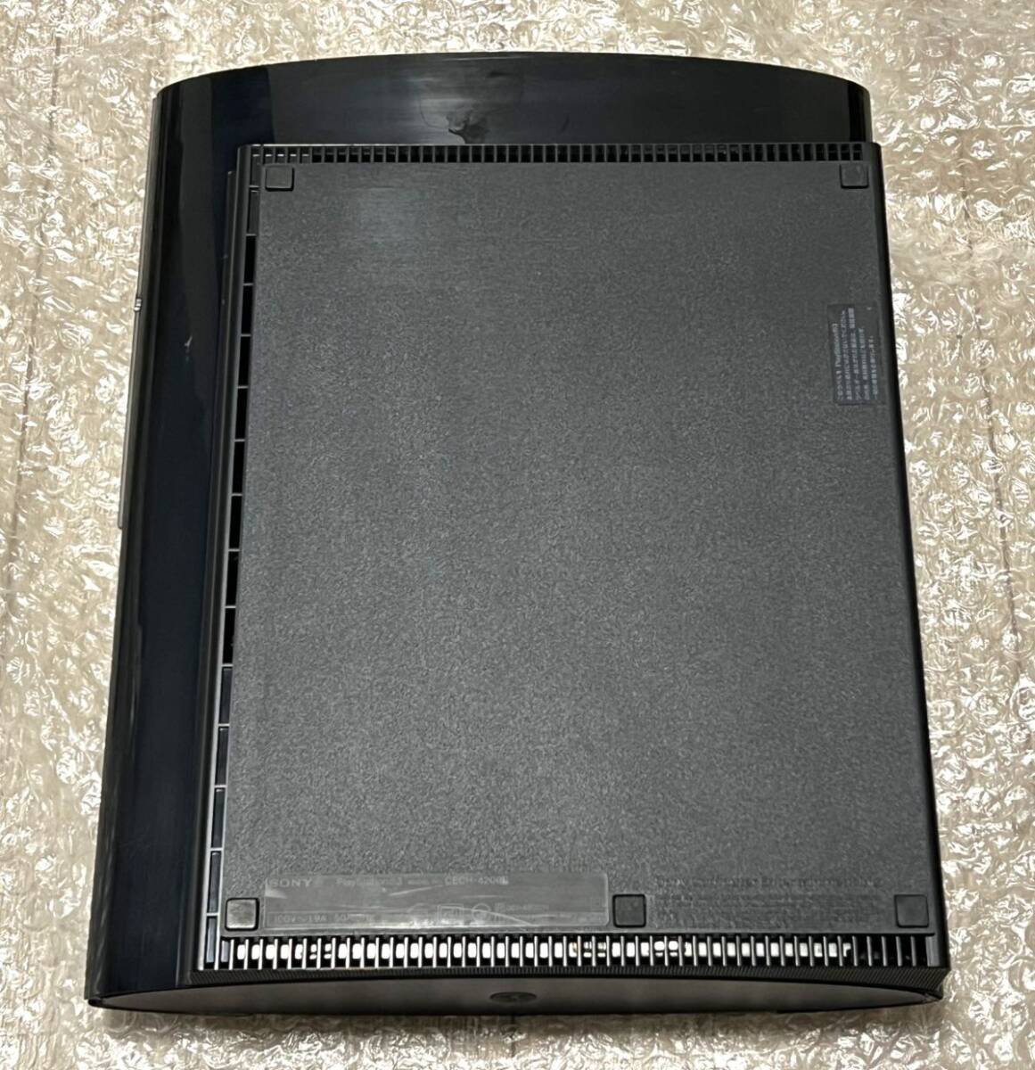〈ジャンク・現状品〉PS3 プレイステーション3 本体 CECH-4200B CB チャコールブラック 250GB PlayStation3_画像3