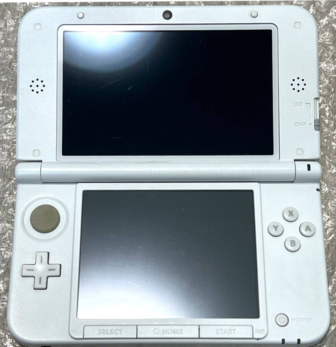 〈良品・動作確認済み〉ニンテンドー3DSLL 本体 ホワイト SPR-001 充電器 NINTENDO 3DS LL White_画像8