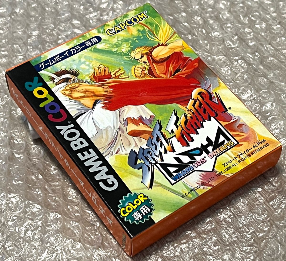 〈ほぼ未使用・美品・箱説ハガキ付属〉GB GBC ゲームボーイ カラー ストリートファイターアルファ STREET FIGHTER ALPHA ゼロ ZEROの画像2