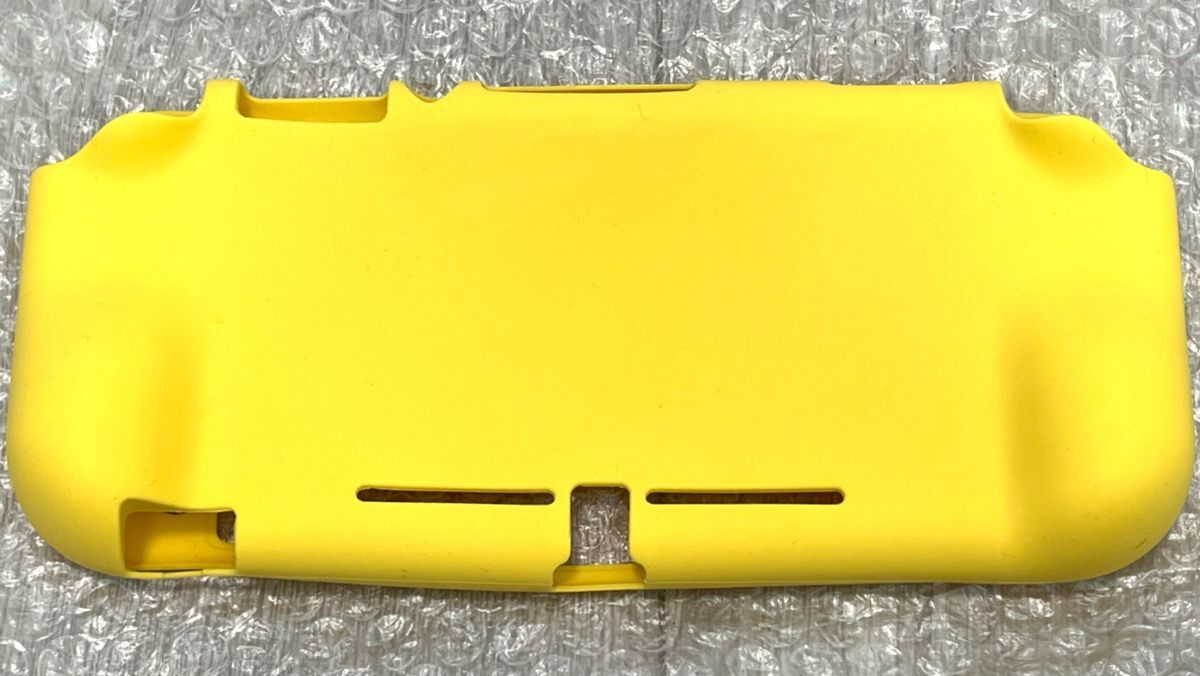 〈極美品・難あり・現状品〉SW ニンテンドースイッチ ライト 本体 イエロー シリコンカバー Nintendo Switch Lite Yellow 黄色 ジャンク_画像9