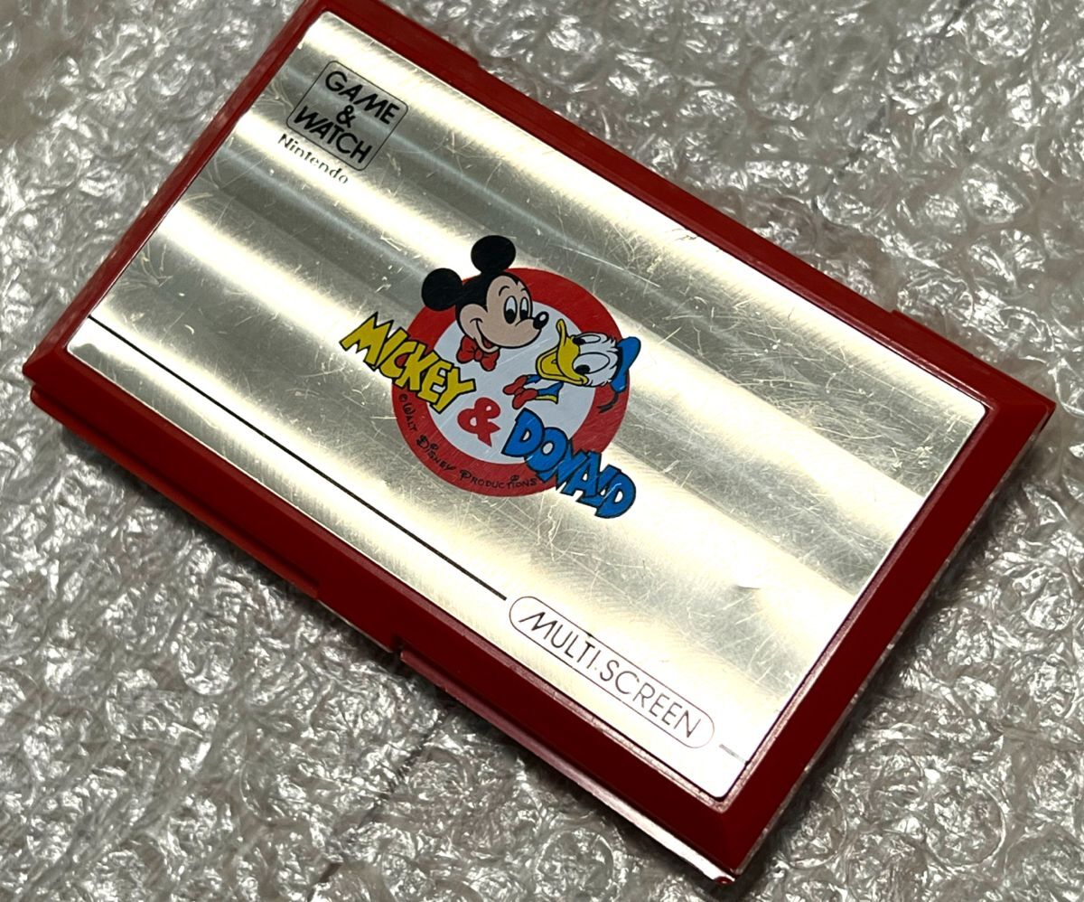 ( present condition goods * operation verification ending )LSI nintendo Game & Watch multi screen Mickey & Donald GAME &WATCH MICKEY&DONALD game watch 