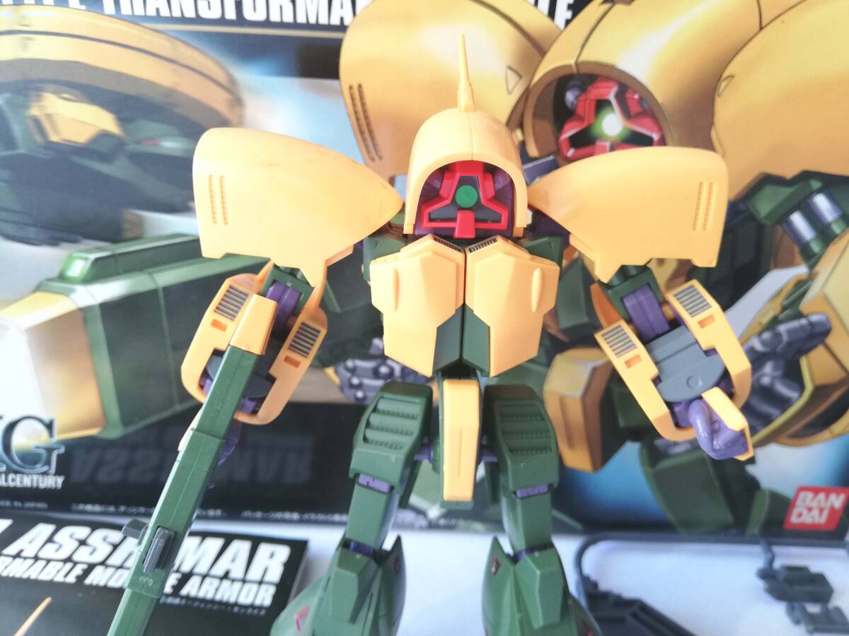 素組 完成品★HGUC 1/144 NRX-044 アッシマー★ガンプラ プラモ Zガンダム バンダイ フィギュア 玩具 MS ティターンズ 連邦 ジオン GUNDAM_画像2