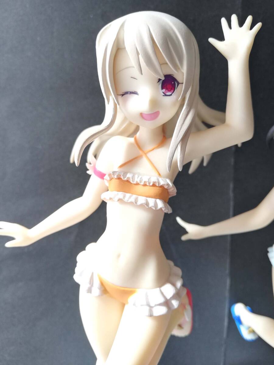 プリズマ☆イリヤ ツヴァイ! マジカルビーチ 水着 イリヤ＆ 美遊 Fate/kaleid liner フィギュア★美少女 アニメ beautiful girl figure_画像2