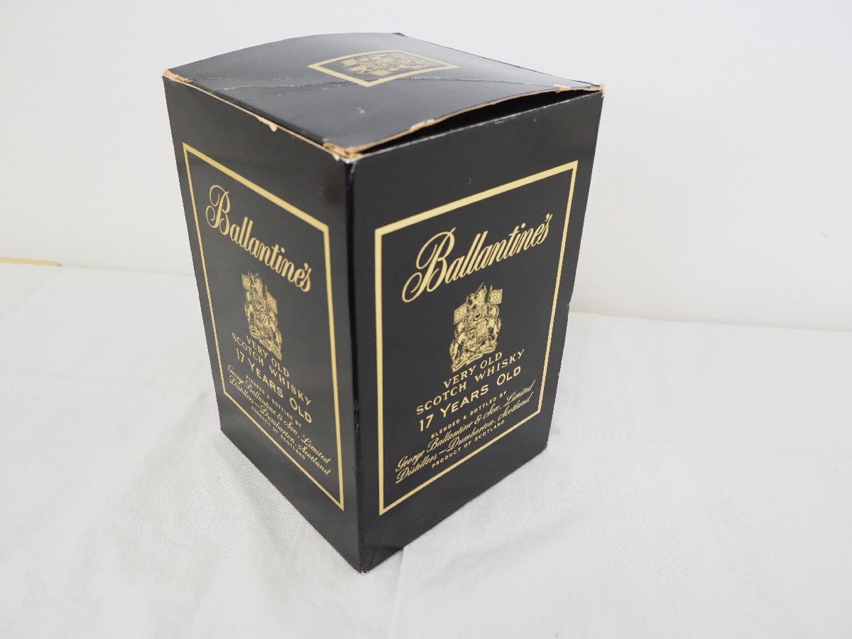 【箱付き未開栓】Ballantine's VERY OLD バランタイン 17年 760ml 43% 陶器ボトル 1177g スコッチウイスキー特級 キングラム[fnk]_画像8