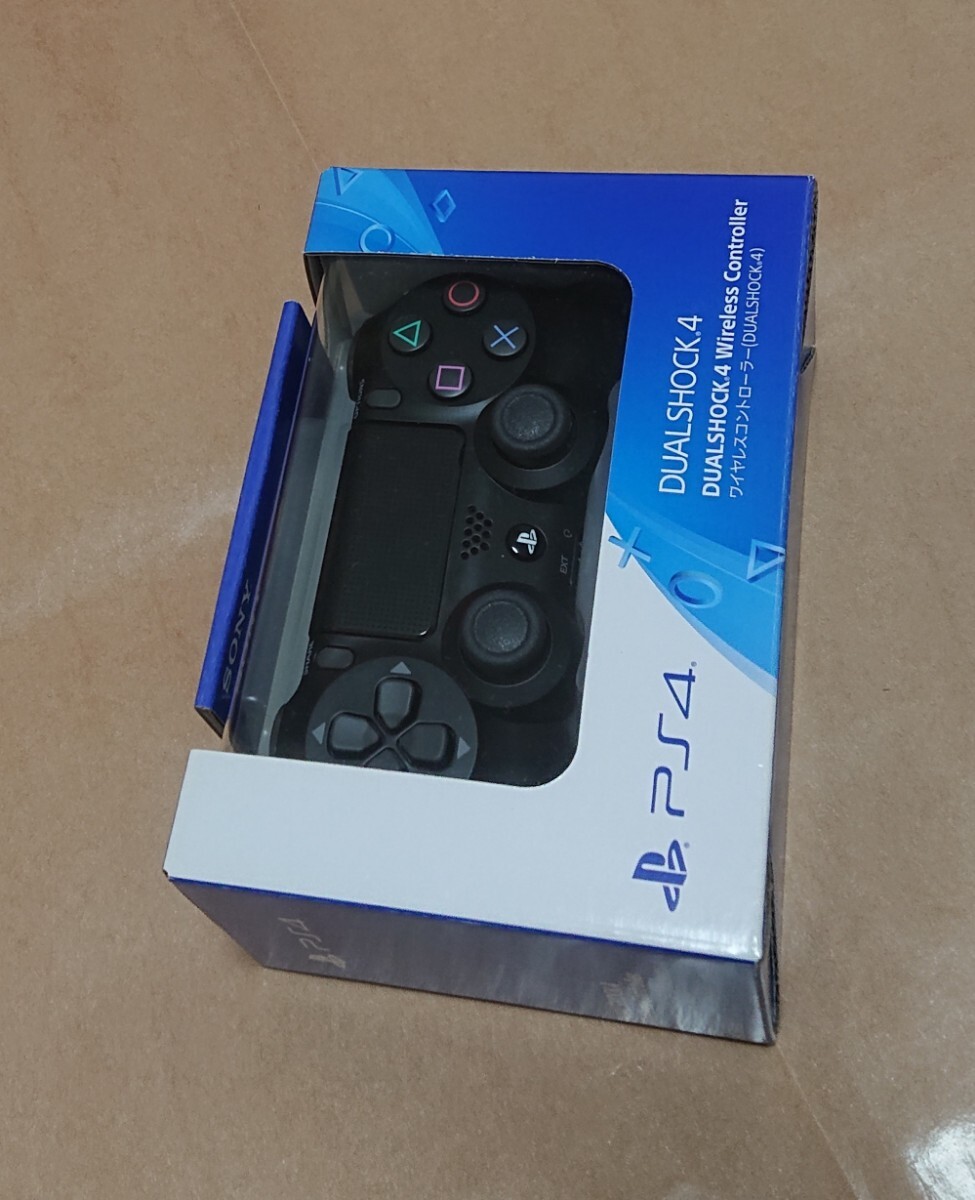 純正 SONY PS4 DUALSHOCK4 ソニー プレイステーション4 専用 ワイヤレス コントローラー デュアルショック4 黒 新品 未使用 未開封