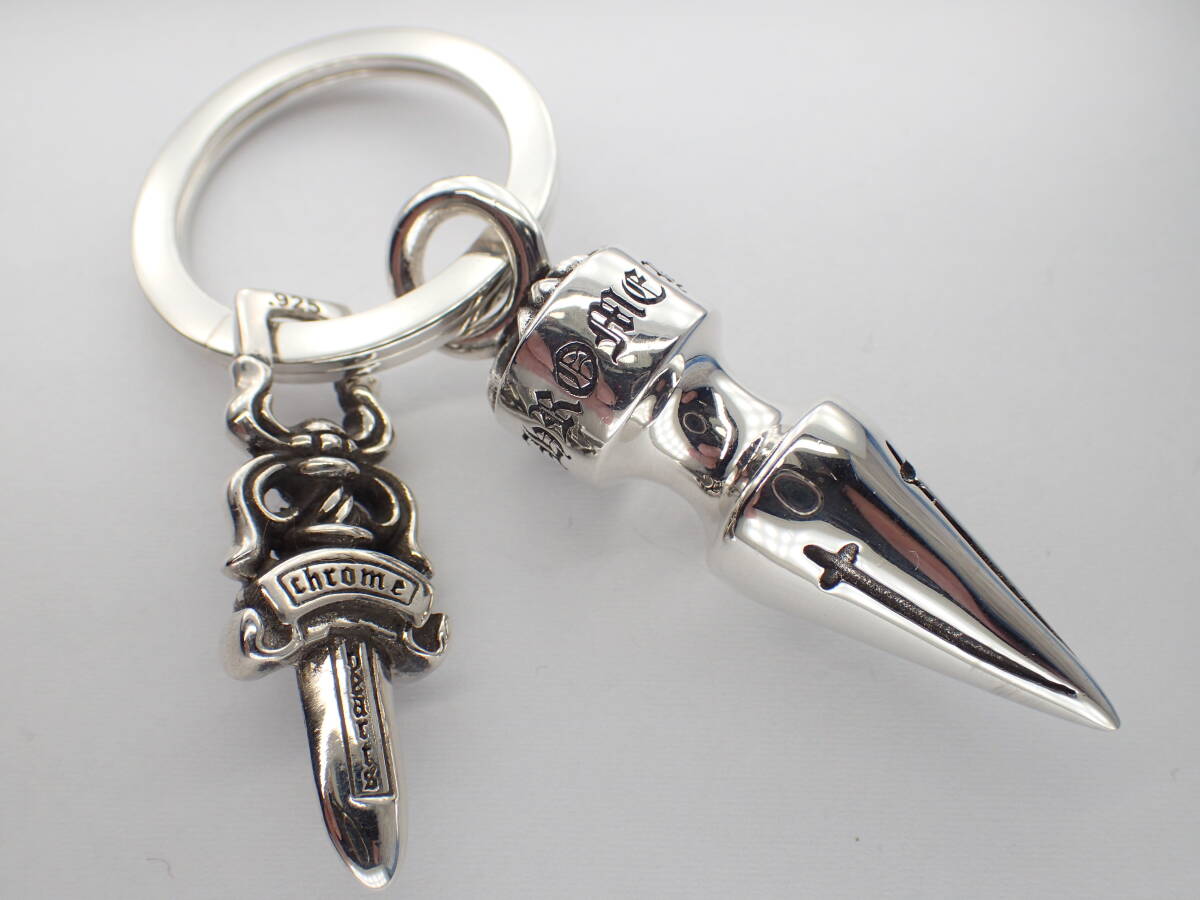 CHROME HEARTS шиповки DAGGER кольцо для ключей * стандартный товар 40g