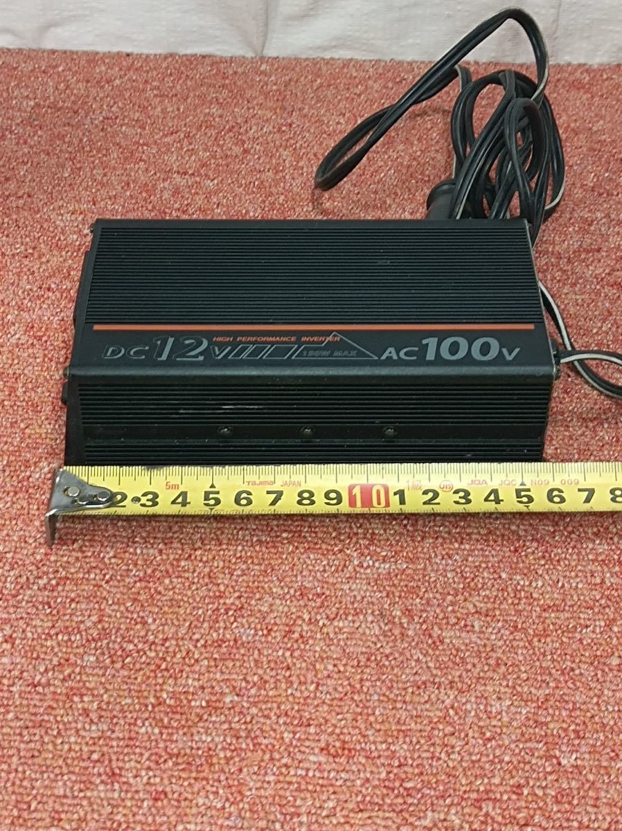 [八1603] 【中古品】MARUHAMA 1996年製　インバーター　DC12V AC100V ADA-150 通電確認済_画像2