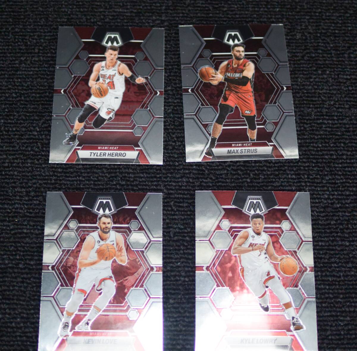 2022-23 Panini Mosaic 4 カード セット Miami Heat マイアミヒート NBA カード_画像1