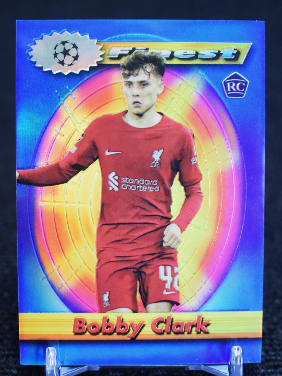 2023 Topps Finest Flashbacks Refractor Blue 24/99 Bobby Clark ボビー クラーク Liverpool サッカー ルーキー カード