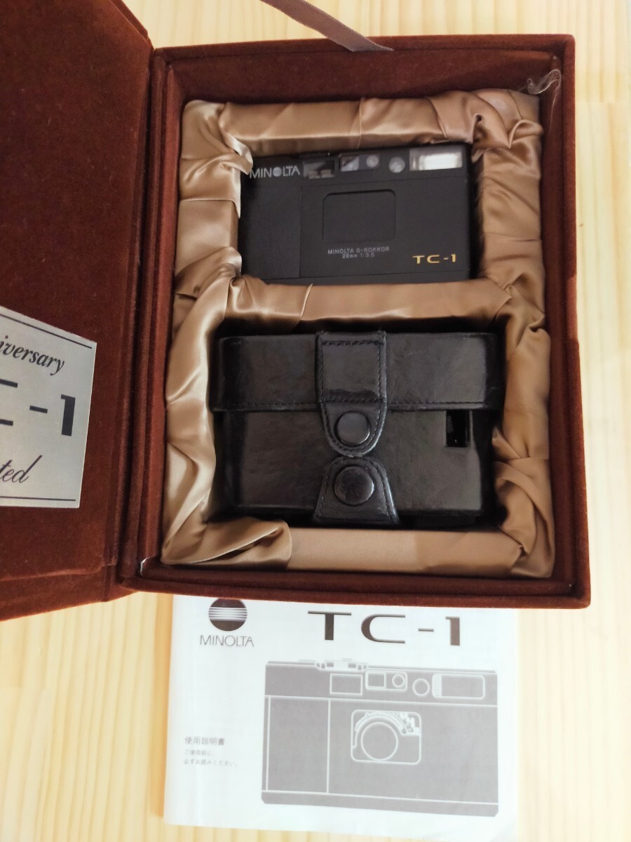 ★希少品★ MINOLTA ミノルタ TC-1 70周年記念モデル ブラック コンパクトフィルムカメラの画像10