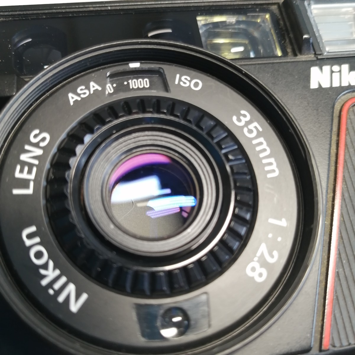 完動品　Nikon L35AF ピカイチ　979　ISO1000 　コンパクトフィルムカメラ　_画像2