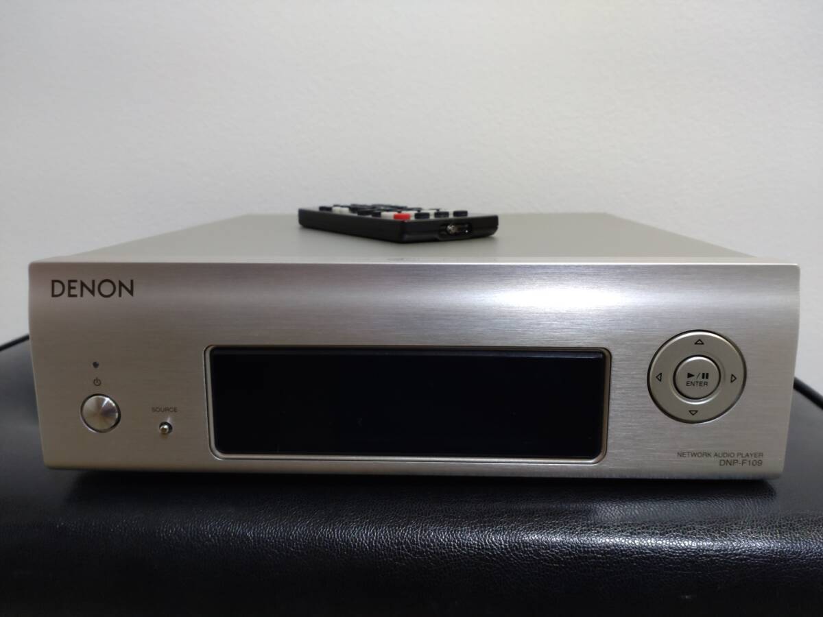 Denon ネットワークオーディオプレーヤー Wi-Fi/AirPlay/ハイレゾ音源対応 プレミアムシルバー DNP-F109-SP【ジャンク】電源入らず。1の画像1