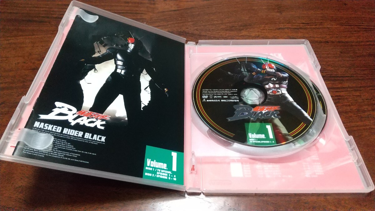 【中古】セル版 仮面ライダーBLACK VOL.1 DVD 二枚組の画像3