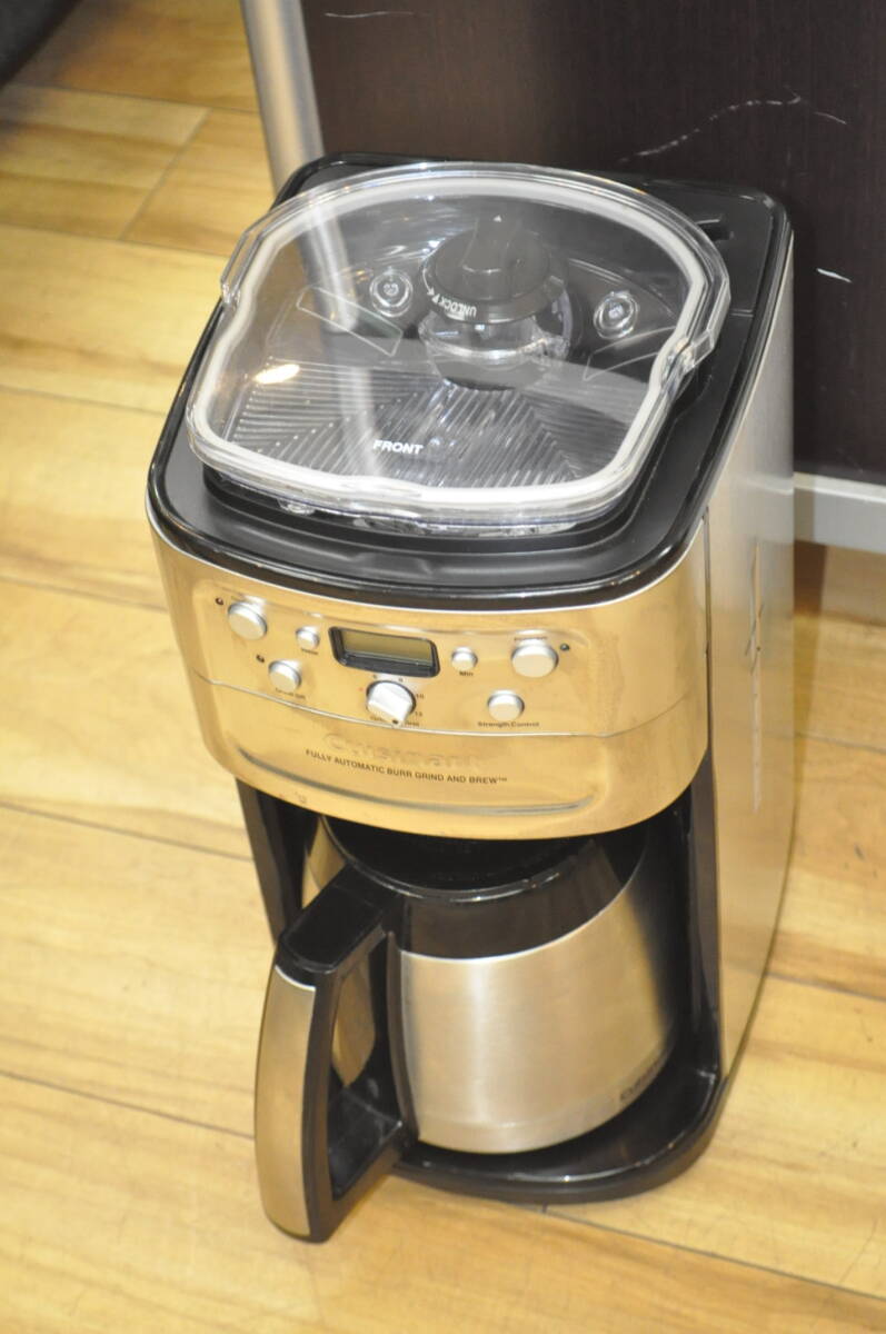 S◎Cuisinart クイジナート 12カップ 全自動コーヒーメーカー DGB-900PCJ2 通電のみ確認 2022年製_画像1