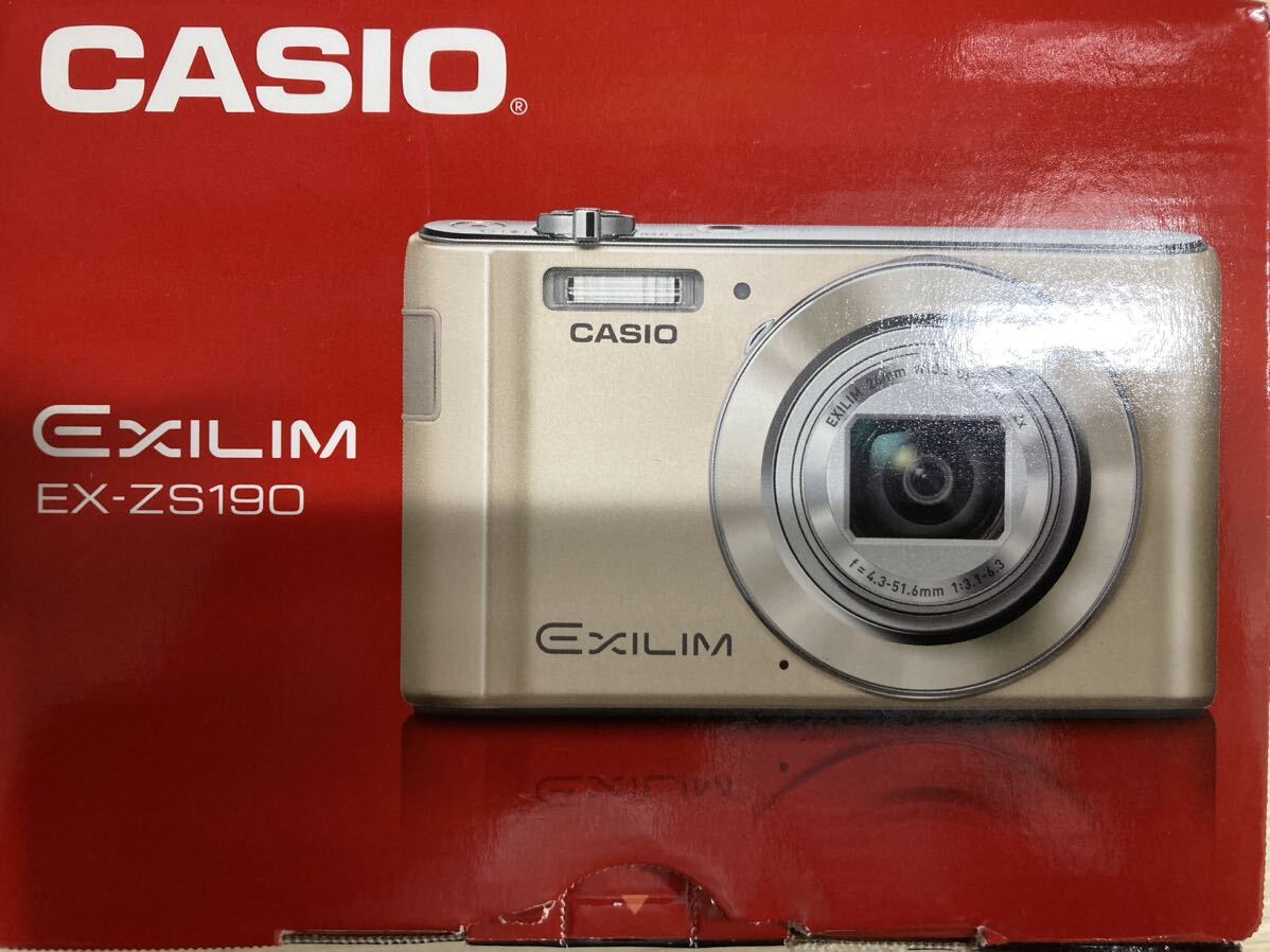 カシオ EX-ZS190 - デジタルカメラ - CASIO 動作品の画像1