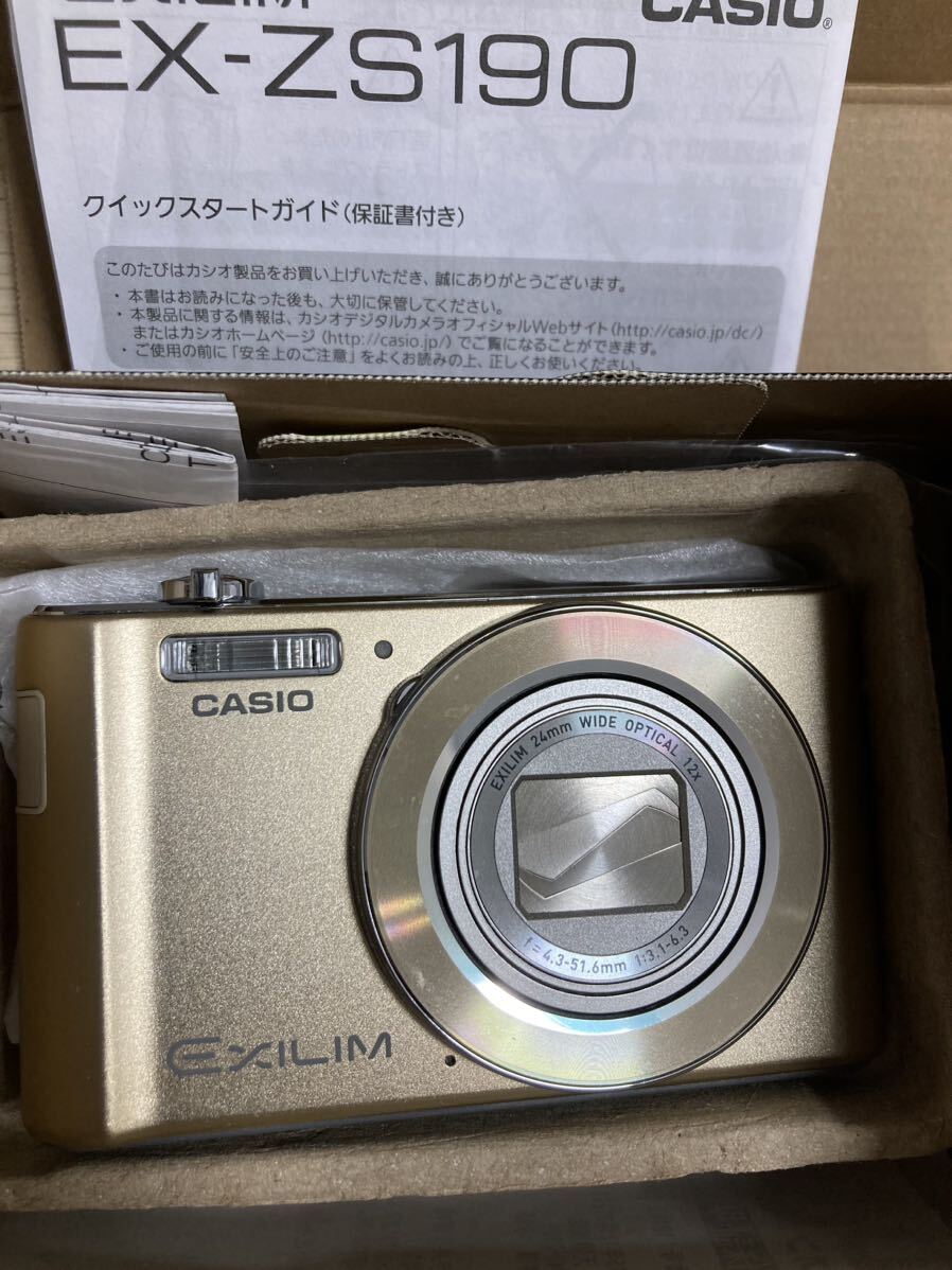 カシオ EX-ZS190 - デジタルカメラ - CASIO 動作品の画像2