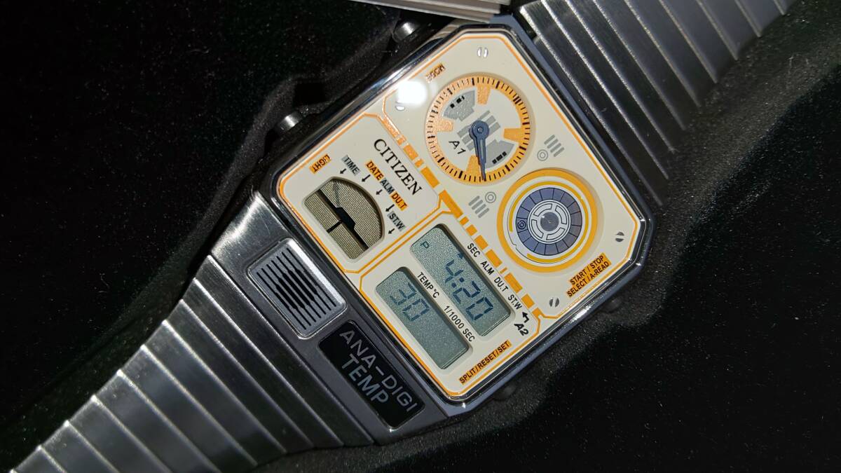 希少　新品 シチズン 限定 レコードレーベル アナデジテンプ スターウォーズ 限定 腕時計 JG2111-58A 国内正規品_画像2