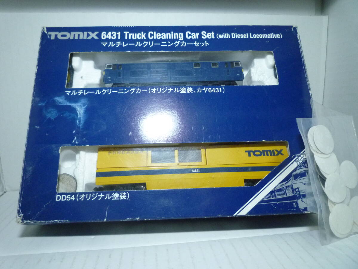 Tomix　トミックス　6431　マルチレールクリーニングカーセット　オリジナル塗装、カヤ6431　 送料510円他 _画像1