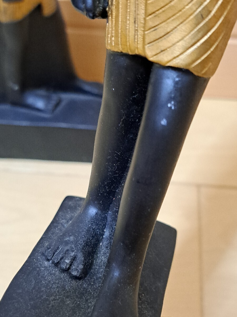 アヌビス 神像 木彫 人形 部族 民族 置物 エジプト ファラオ 神 王朝 古代ギリシャ 古代エジプト 木彫り 彫刻 神話 オブジェ オリエンタル _画像5