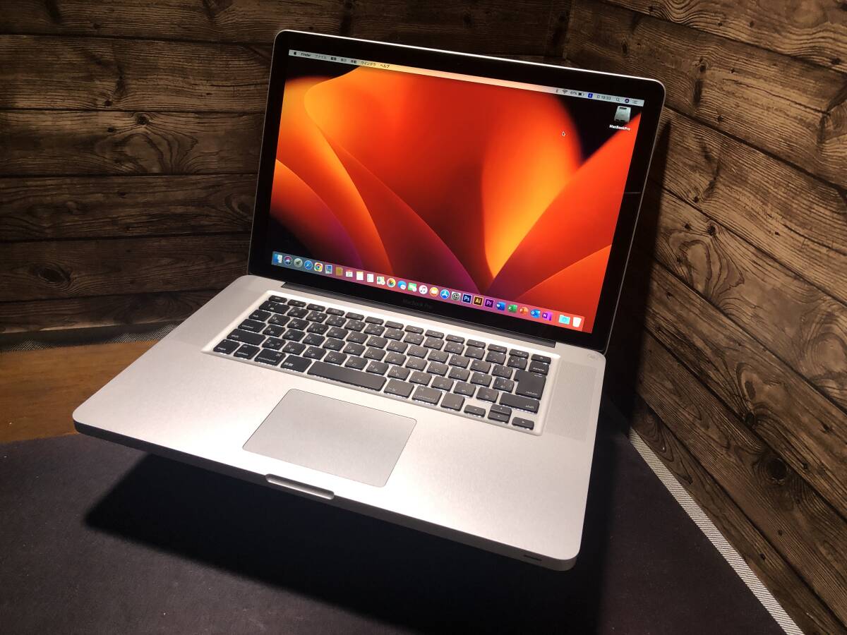 ★美品！カスタムモデル MacBookPro15inch A1286 Core i7 2.00GHz/3.30GHz /Memory16GB / 大容量1TB(1000GB) バッテリー駆動OK★の画像1