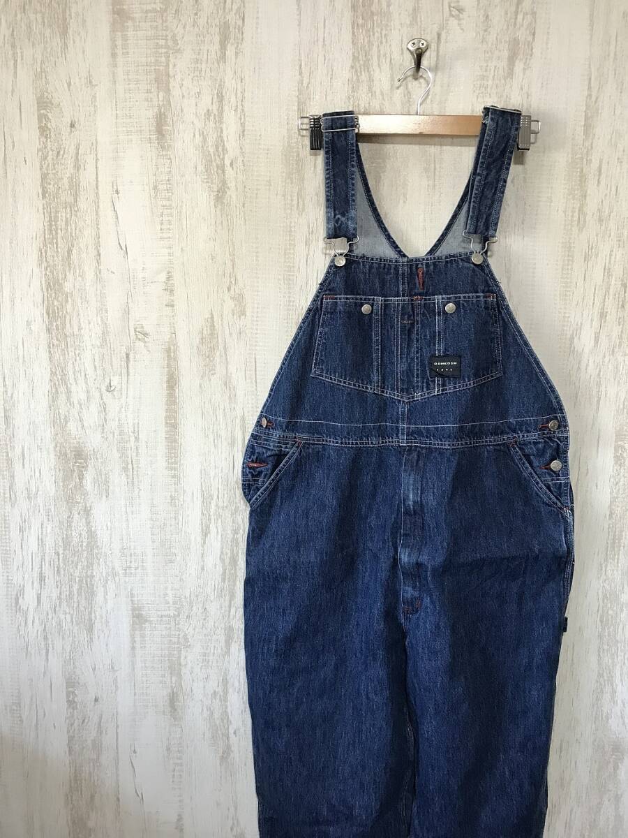 P832☆【デニム オーバーオール】OSHKOSH オシュコシュ アメカジ 40/30_画像1