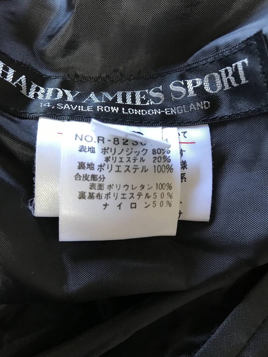 P842☆【コーデュロイパンツ】HARDY AMIES SPORT ハーディーエイミス 黒 82_画像7