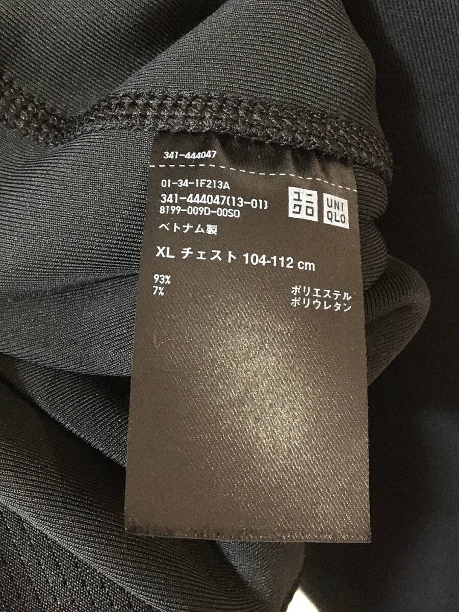 966☆【テックフリースパーカー】UNIQLO ユニクロ 黒 XL_画像5