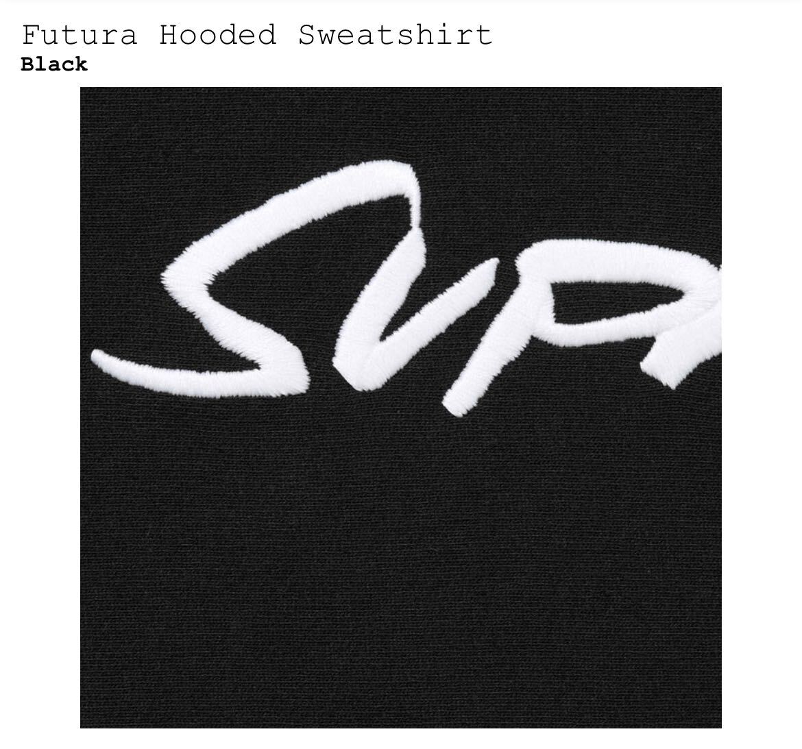Supreme Futura Hooded Sweatshirt Black Lサイズ シュプリーム フューチュラ フーデッド スウェットシャツ フーディー パーカー ブラック_画像3