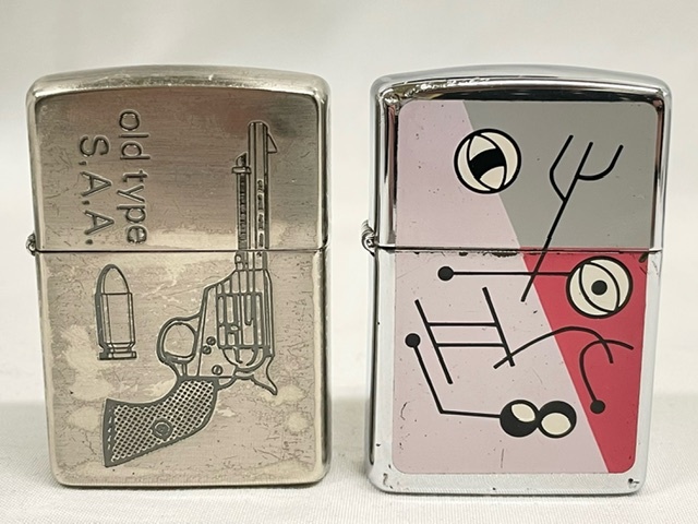 T5964 1円〜 ジッポ Zippo おまとめ4点 ライター ビートルズ Beatles 銃 ブラック 火花散りません_画像2