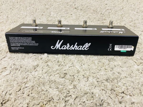 Marshall JVM PEDL-00045 / マーシャル ジェイブイエム フットスイッチ ペダル 黒色 その②【ジャンク品】♪BO_画像7