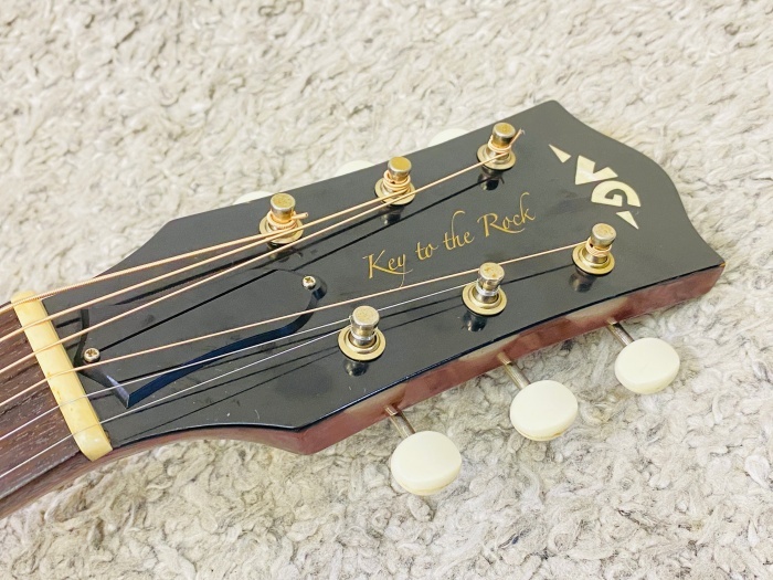 【メンテナンス済】VG Key to the Rock KTR-45E / エレアコ アコースティックギター Made in Japan【現状品】♪_画像7
