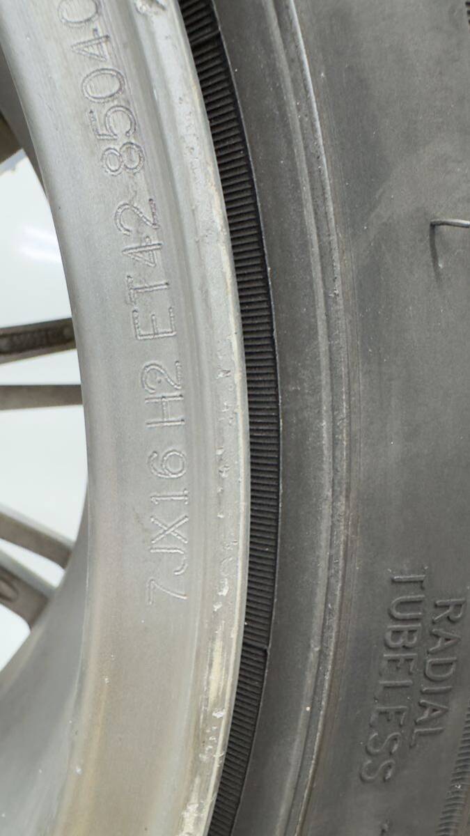 OZ Racing ENVI レアホイール タイヤ バリ山4H 100pcd 4本セットの画像4
