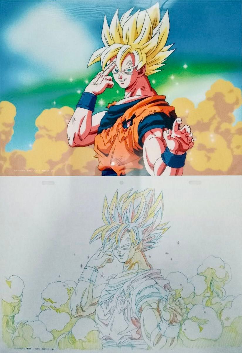 ドラゴンボール　セル画　原画　鳥山明　孫悟空