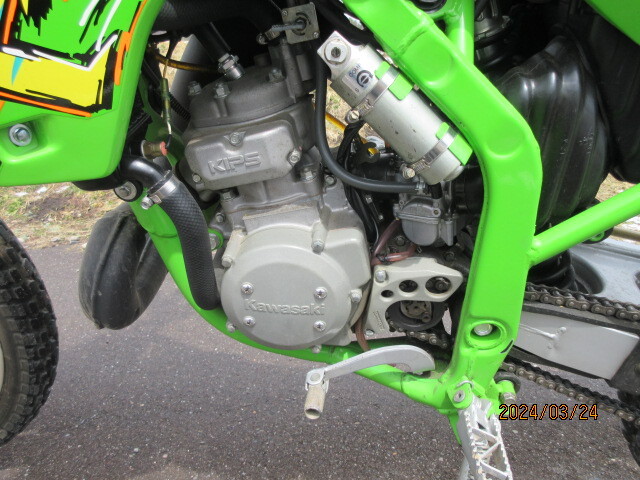 KAWASAKI　KDX125SR A5　1994年式後期型　マフラー以外ノーマル　ほとんど新車同様 走行わずか1129km！希少な２スト22P 綺麗です。 _画像5