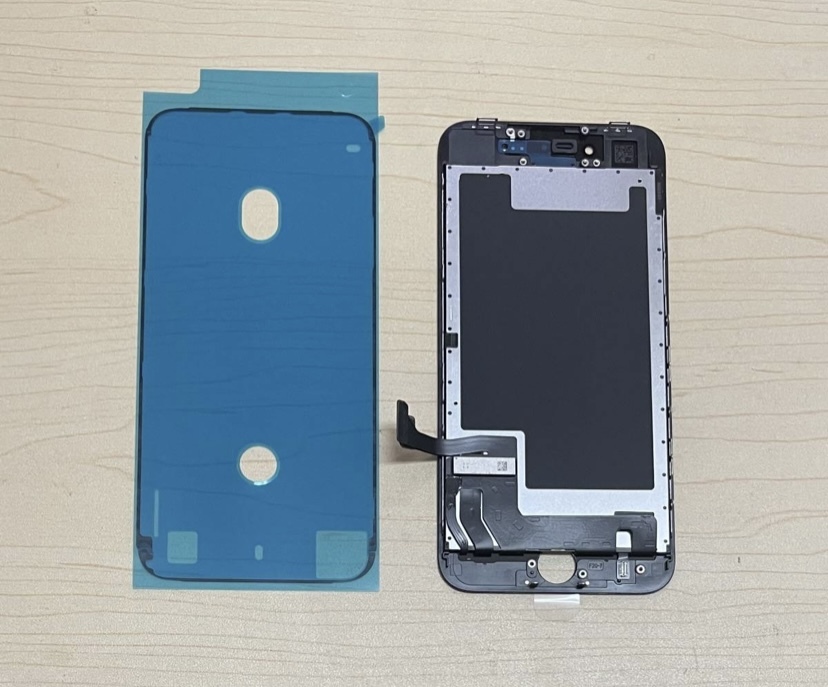 iPhone SE3 2022 純正再生品 フロントパネル LCD 交換 画面割れ 液晶破損 ディスプレイ 修理 リペア。カラー 黒_画像3