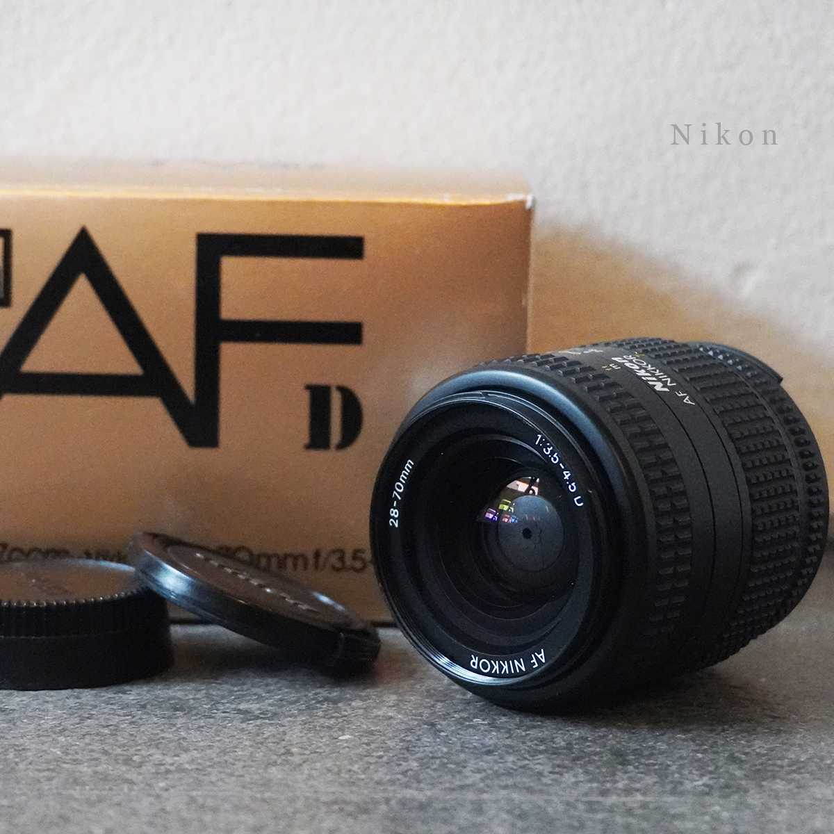 美品 AF 動作品 ニコン Nikon AF NIKKOR 28-70 mm F 3.5-4.5 D 一眼レフ 交換 レンズ オートフォーカス ニッコール Auto Focus Lensの画像1
