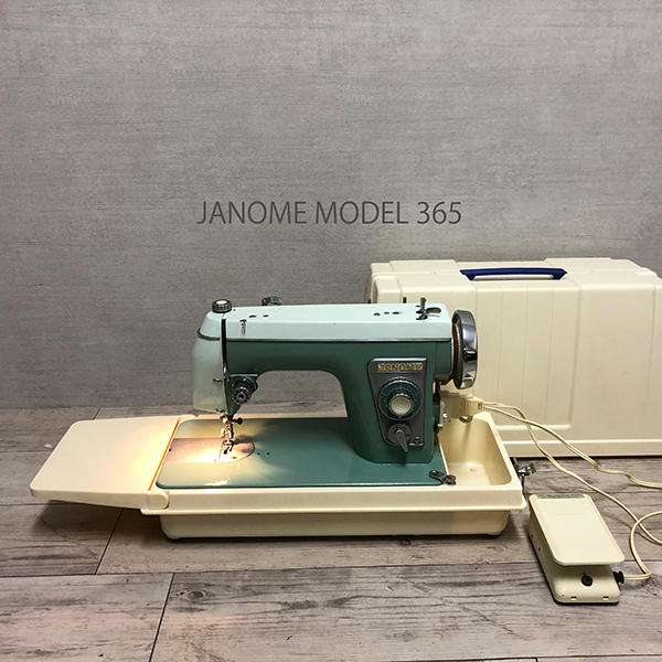 動作品 JANOME ジャノメ MODEL 365 足踏み ミシン フットスイッチ 裁縫 手芸 ハンドクラフト 50/60Hz 100V 札幌の画像1